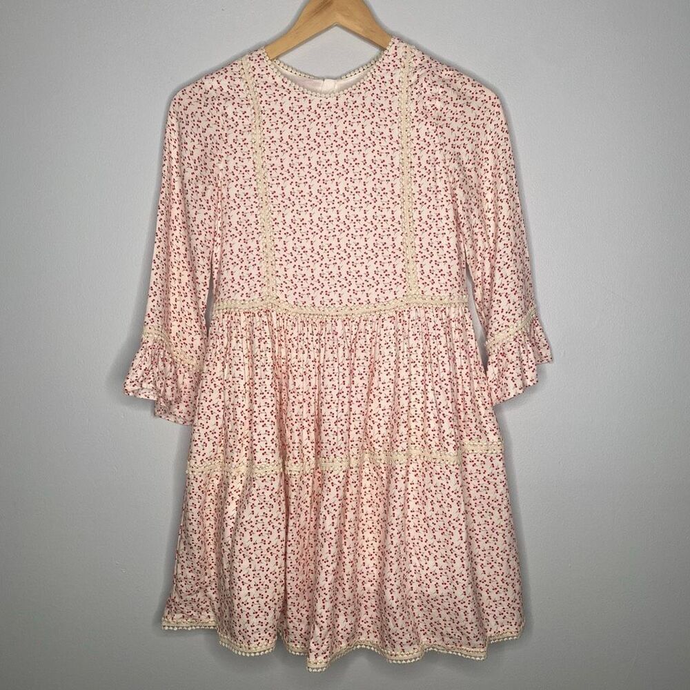 Tutto Piccolo Girls’ Special Occasion Cherry Print Dress 12y